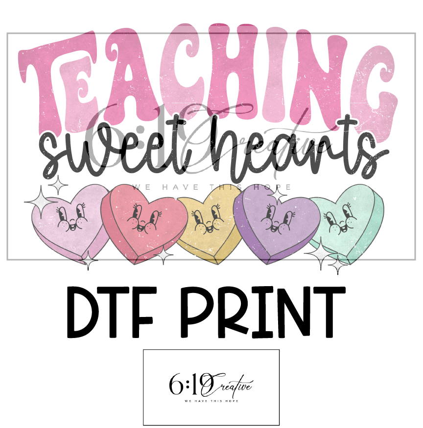 Teaching Little Sweathearts Sublimation Print