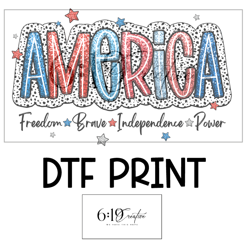 America Sublimation Print