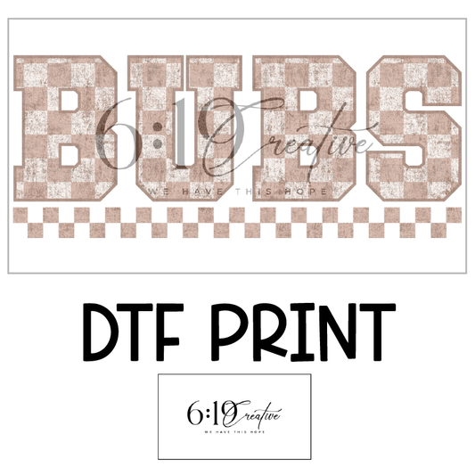 Bubs DTF Print