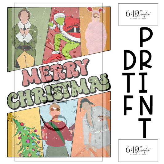 Christmas Classics DTF Print