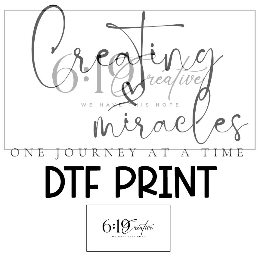 Creating Miracles One Journey At A Time Sublimation Print