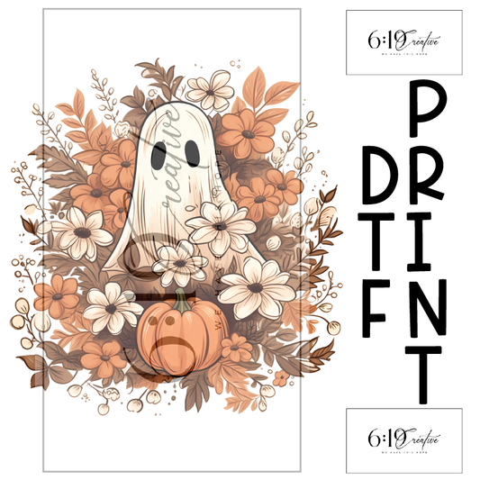 Fall Ghost DTF Print