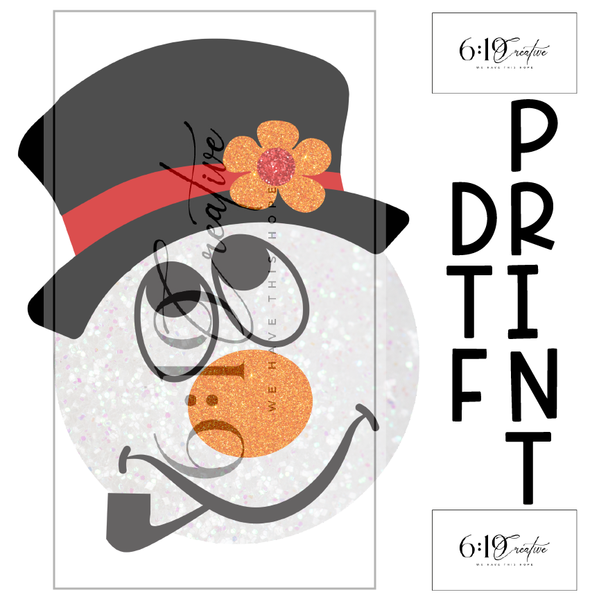 Frosty DTF Print