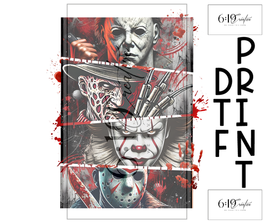 Horror Classics DTF Print