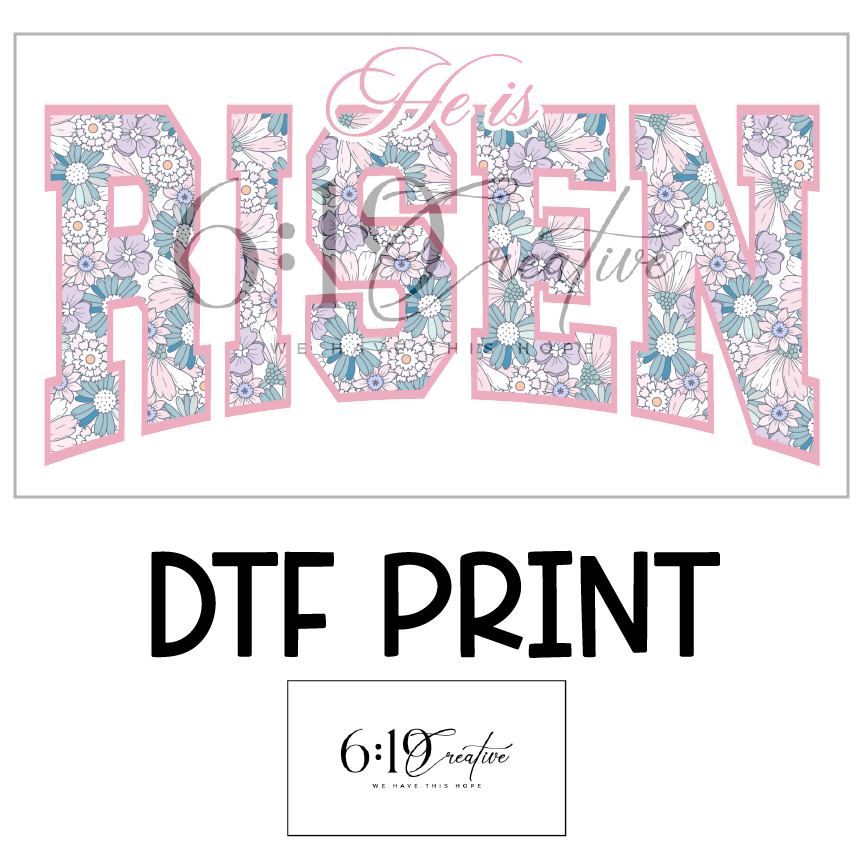 He Is Risen Sublimation Print