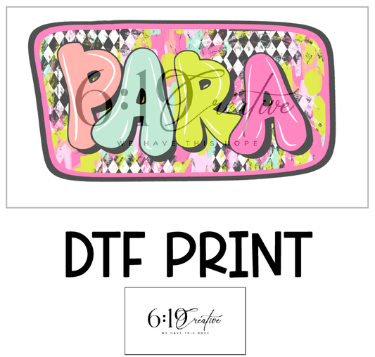 Para DTF Print