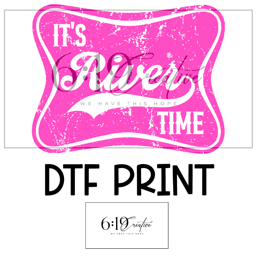 River Time DTF Print