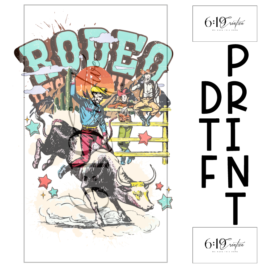 Rodeo Sublimation Print