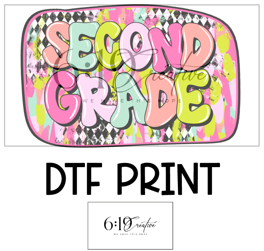 Second Grade DTF Print