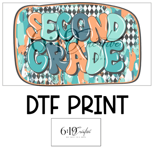 Second Grade DTF Print