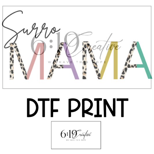 Surro Mama Sublimation Print