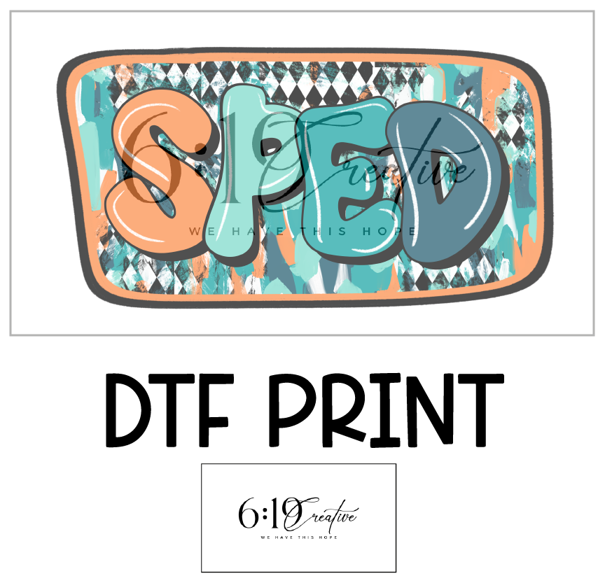 SPED DTF Print