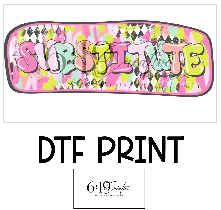 Substitute DTF Print