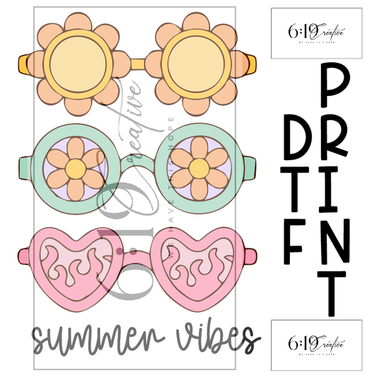 Summer Vibes DTF Print