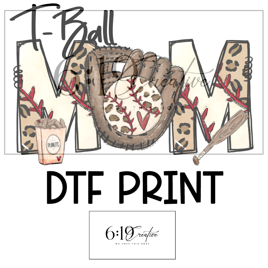 TBall Mom Sublimation Print