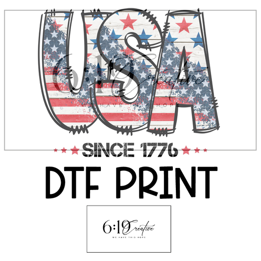 USA Sublimation Print