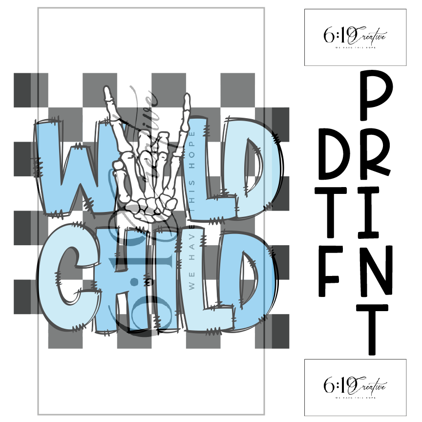 Wild Child DTF Print