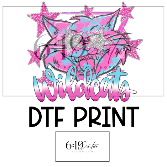 Preppy Wildcats DTF Print